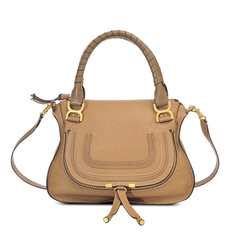 Chloé Chloe Hand Bag Leather Brown 02